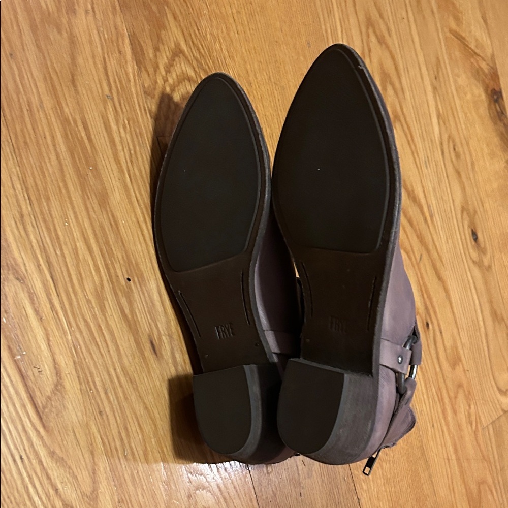 Frye Dusty Rose Cut-Out Ankle Boots - Picture 6 of 9